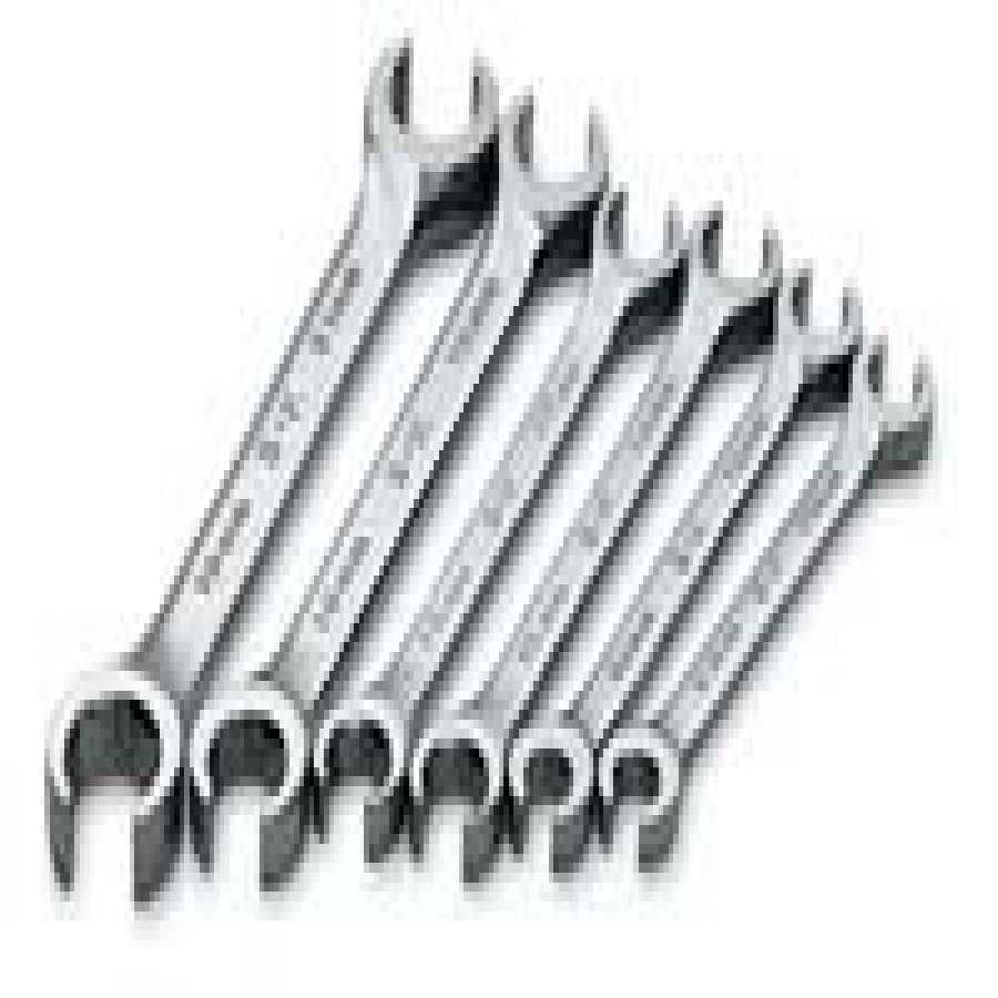 SuperKromer Metric Flare Nut Wrench Set - 6 Piece