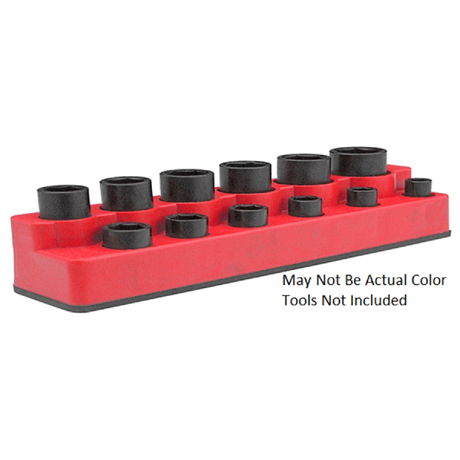 3/8 In Drive Impact Deep Socket Organizer w/ Magnetic Base