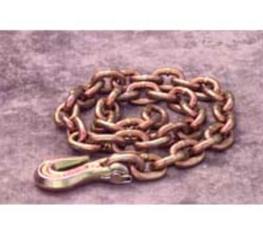 Frame Straightening Chain w/ Grab Hook - 12 Ft x 3/8 In