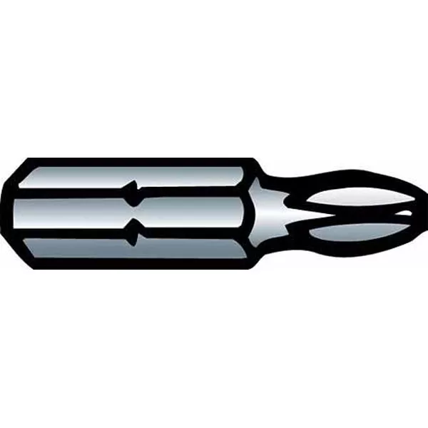 c. #2 Phillips Reduced Shank Insert Bits - 10 Pack