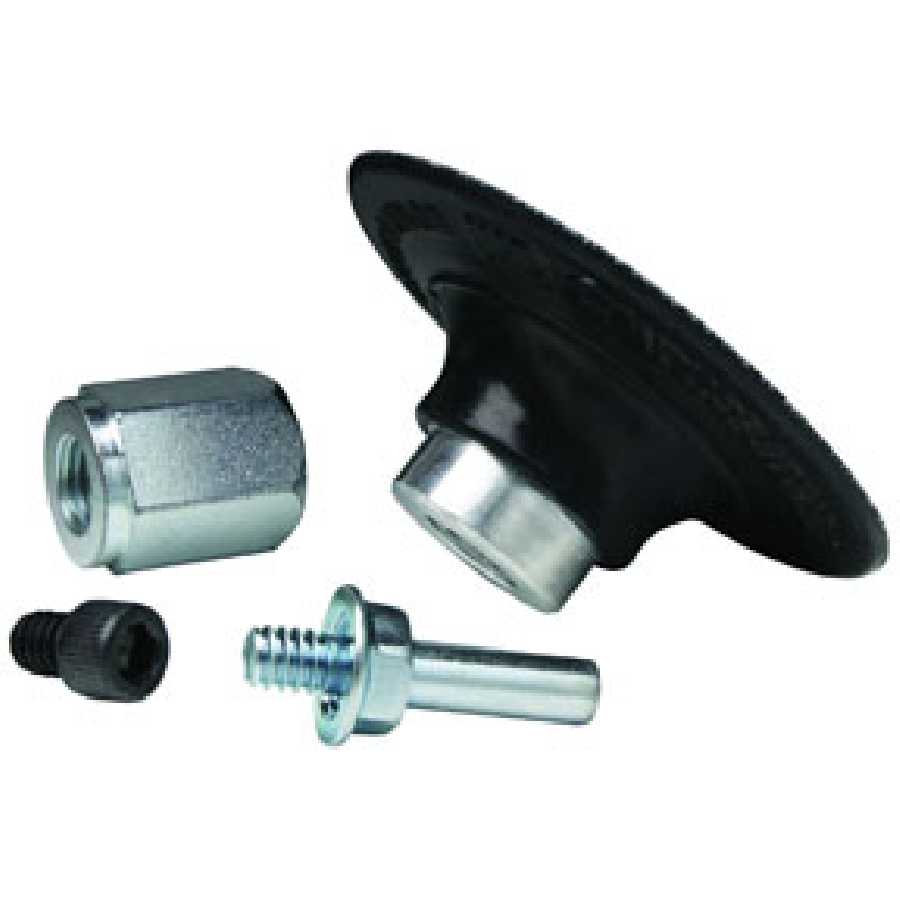 Roloc Disc Pad Assembly - 3 Inch Diameter 1/4 Inch Shaft
