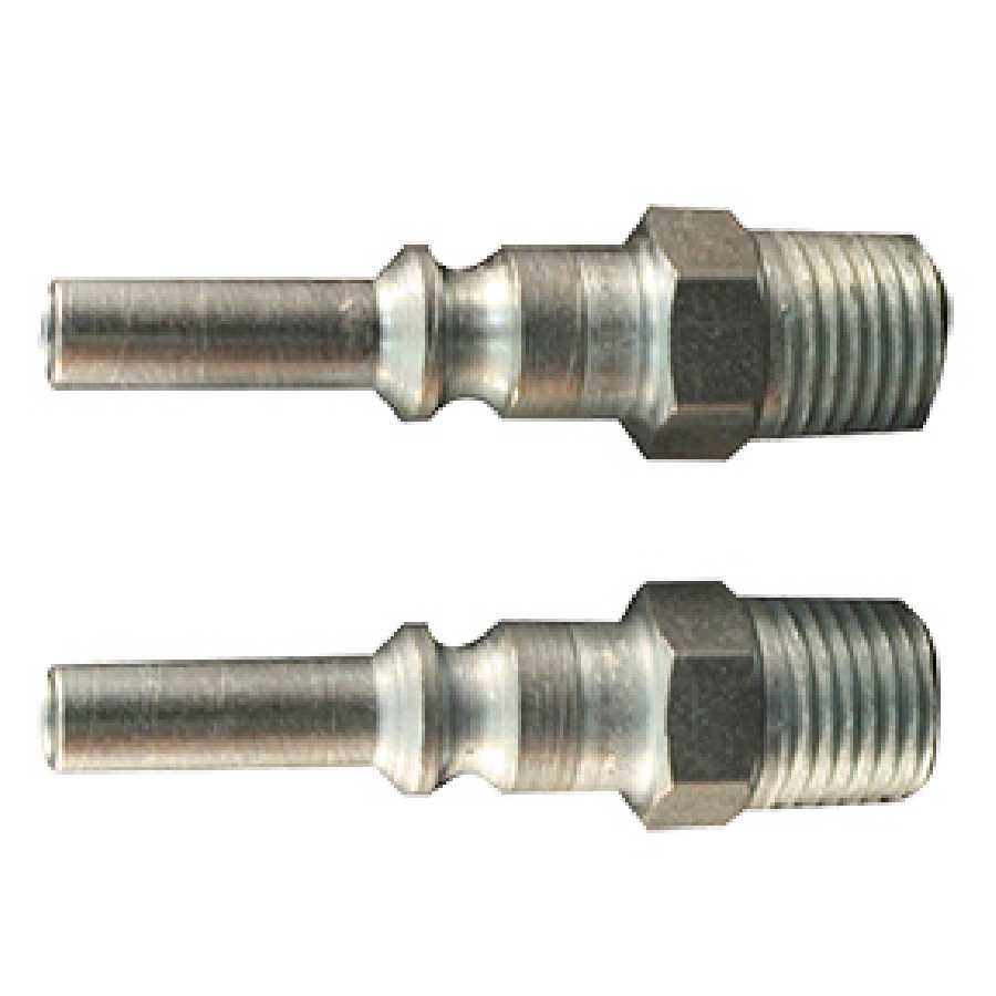 Milton L-Style 1/4" NPT Male Air Plug - Durable Steel