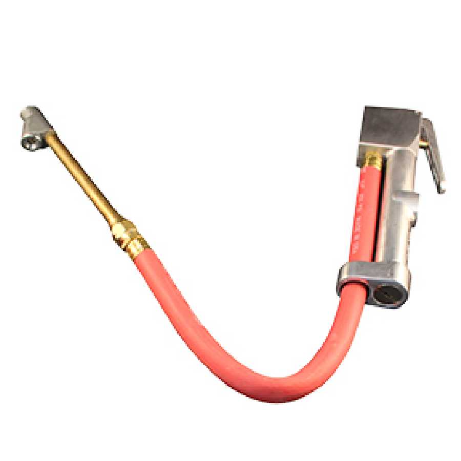 Window Tire Inflator Gage Dual Head Straight Chuck