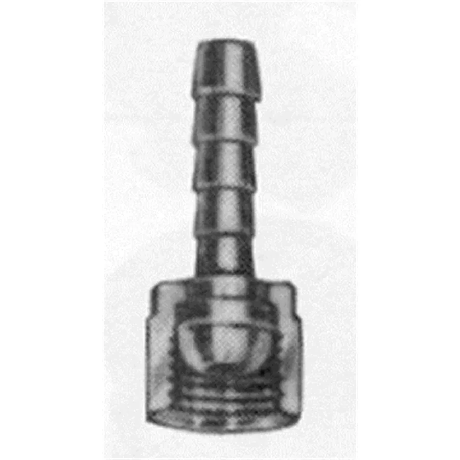 (image for) Female Swivel Brass Hose End - 1/4 In ID x 1/4 In NPS