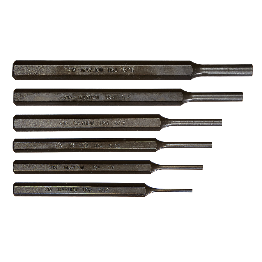 Pin Punch Kit - 6-Pc