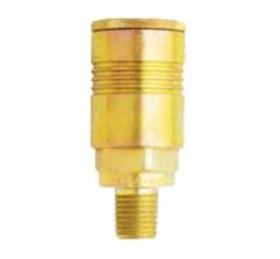 Box of 10 Milton 1809 1/4" MNPT P Style Plug Box of 10 Milton 1809 1/4" MNPT P Style Plug