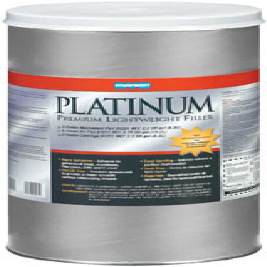 HAZMAT - Platinum(R) Premium Body Filler w/Hardener - 3 Gal Cart