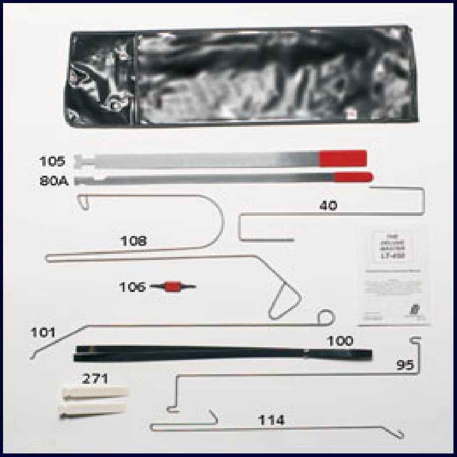 Deluxe Master Automotive Lockout Tool Kit LT-450