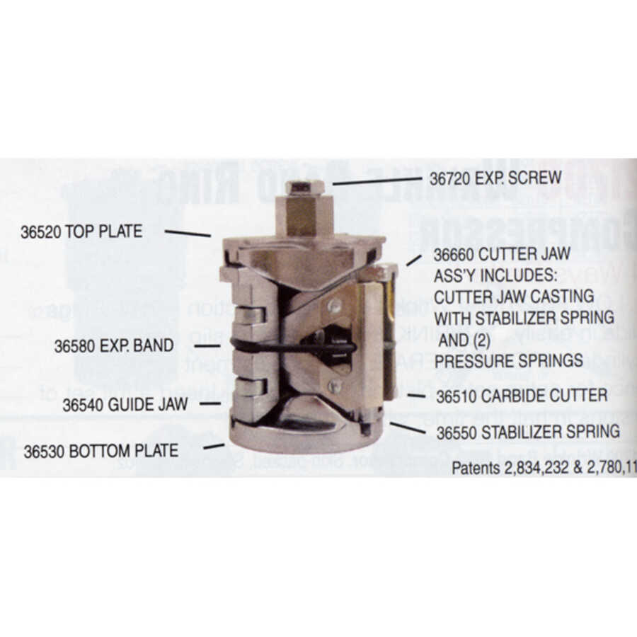 Lisle 36660 Cutter Jaw for Lisle #36500 Ridge Reamer LIS36660