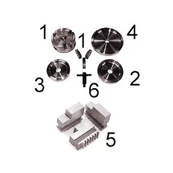 Deluxe Kwik-Chuck Adapter Kit 2.12" - 5.75" Deluxe Kwik-Chuck Adapter Kit 2.12" - 5.75"