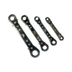 Flat Ratcheting Wrench Box Set SAE- 4 Piece Flat Ratcheting Wrench Box Set SAE- 4 Piece