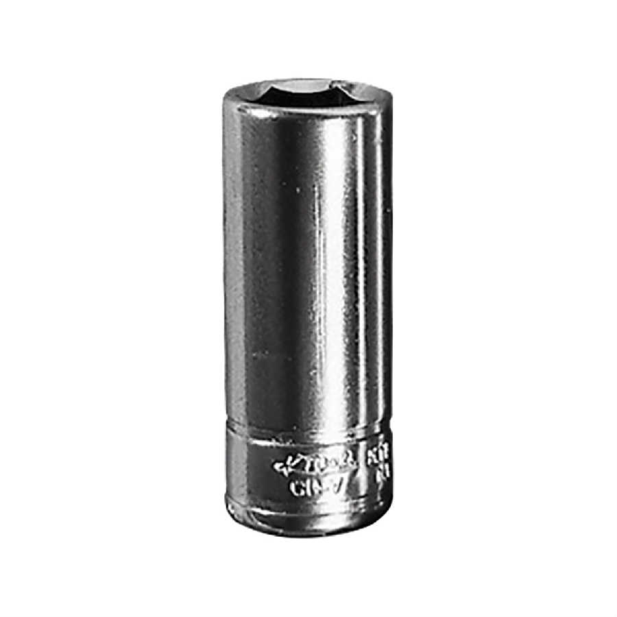 Deep Socket - 1/4 In Drive 6 Point - 3/8 In