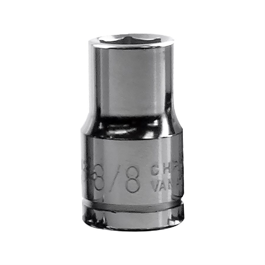Standard Short Socket - 3/8 In Dr 6 Pt - 3/8 In