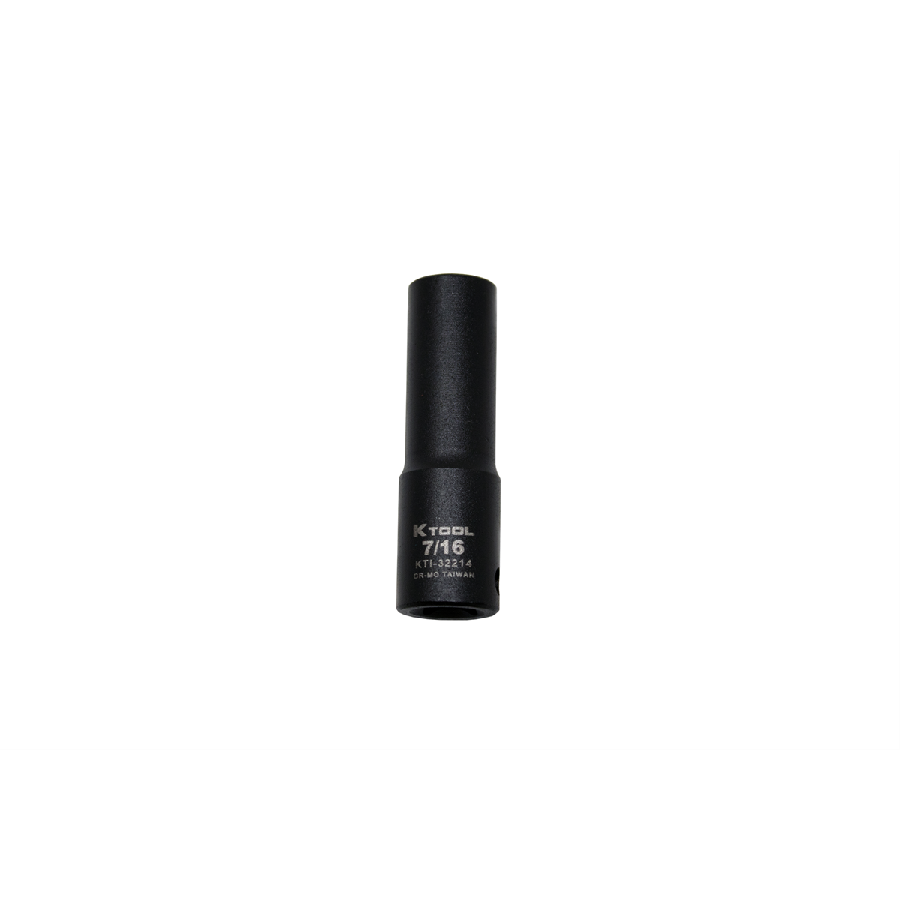 Deep Impact Socket - 3/8 In Dr 6 Pt - 7/16 In