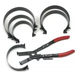 thumbnail image 2 of 2-1/8 To 7 Inch Piston Ring Compressor Tool – 75mm Height, 65 Manganese Steel 2 of 5