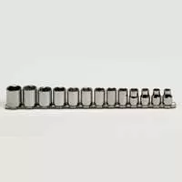 Socket Set - 3/8In Dr 6 Pt Metric - 13 Pc