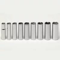 Socket Set - 3/8In Dr 6 Pt Metric Deep - 9 Pc