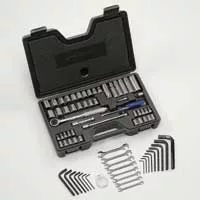 Socket Set - 1/4 & 3/8In Dr SAE/Metric - 91 Pc