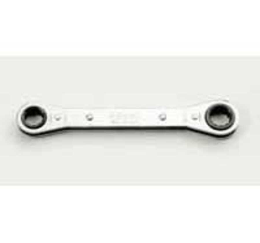 6 Pt Ratcheting Box End Wrench - 3/8In x 7/16In