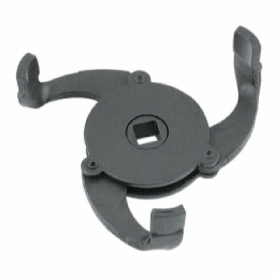 Universal 3-Jaw Oil Filter Wrench 2-1/2 to 3-3/4 Inch
