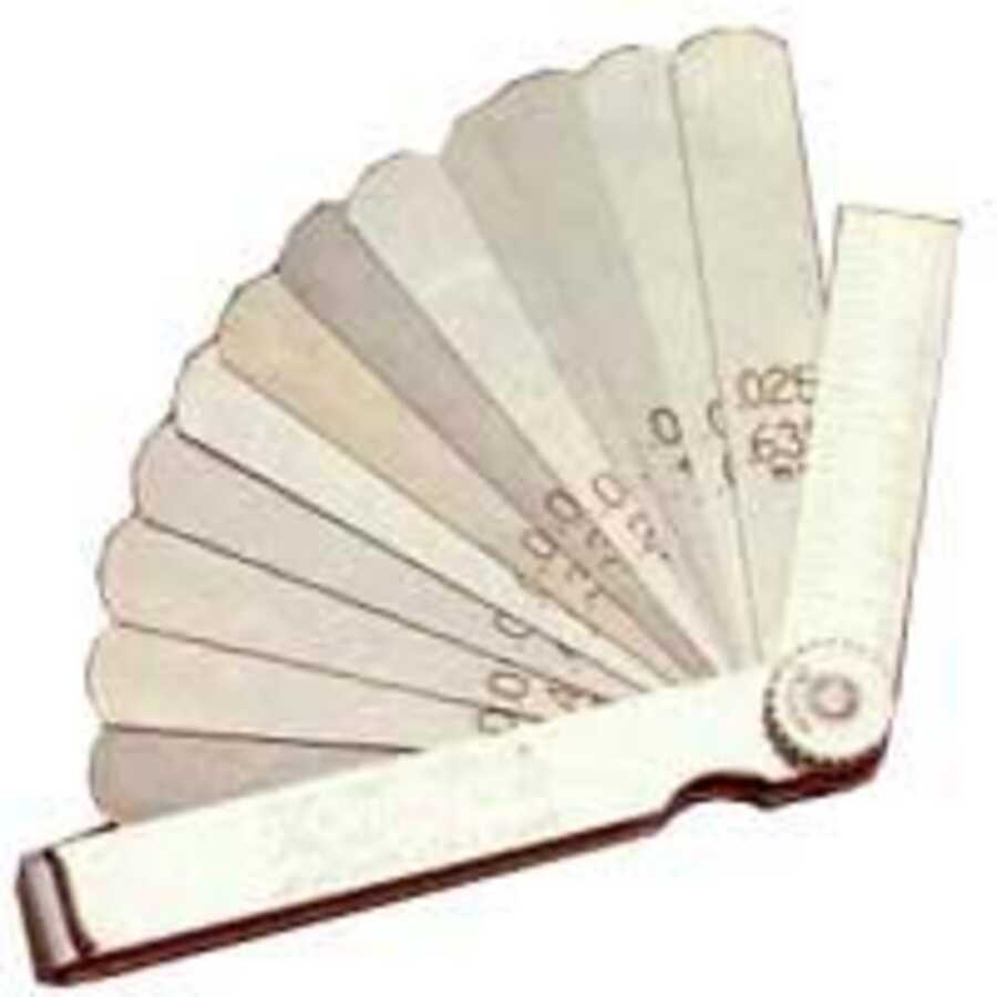 Feeler Gauge - 0.002 to 0.025 In (.051 to .635mm)