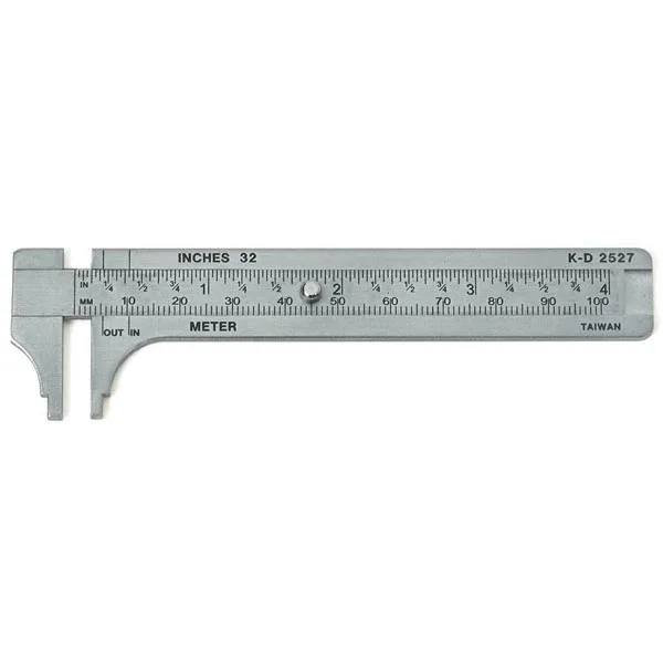 (image for) Stainless Steel Pocket-Slide Caliper - 4 In