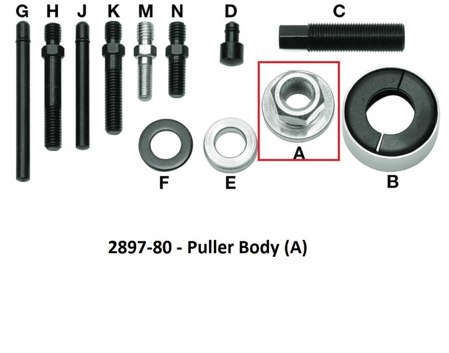 Replacement Puller Body for Pulley Puller & Installer Set