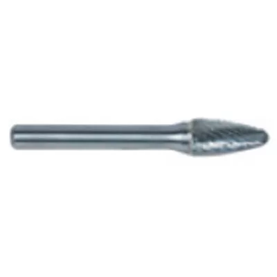 3/8 In Tree-Shaped Bur - Pointed Nose - 1/4 In Shank