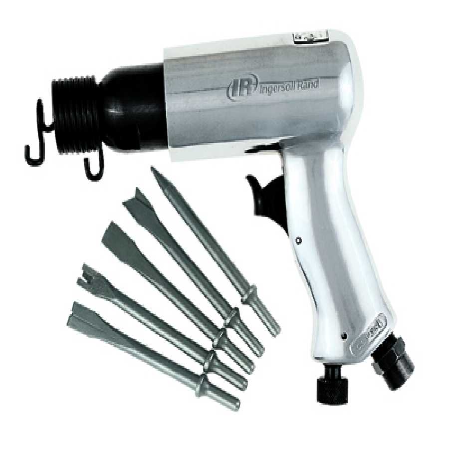 Air Hammer Kit w/ 5 Chisels