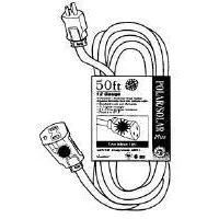Vinyl Extension Cord - 50 Ft - 16/3 - Orange