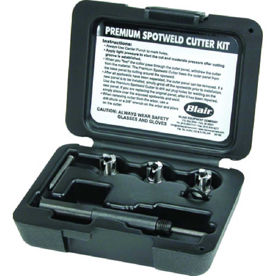 Spotweld Rotabroach Cutter Set Standard Pilot - 3/8 In