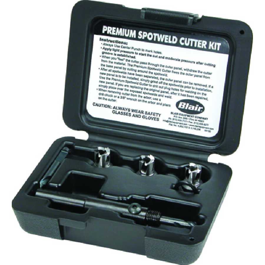 Spotweld Rotabroach Cutter Set 3/8 In - Skip-Proof Pilot