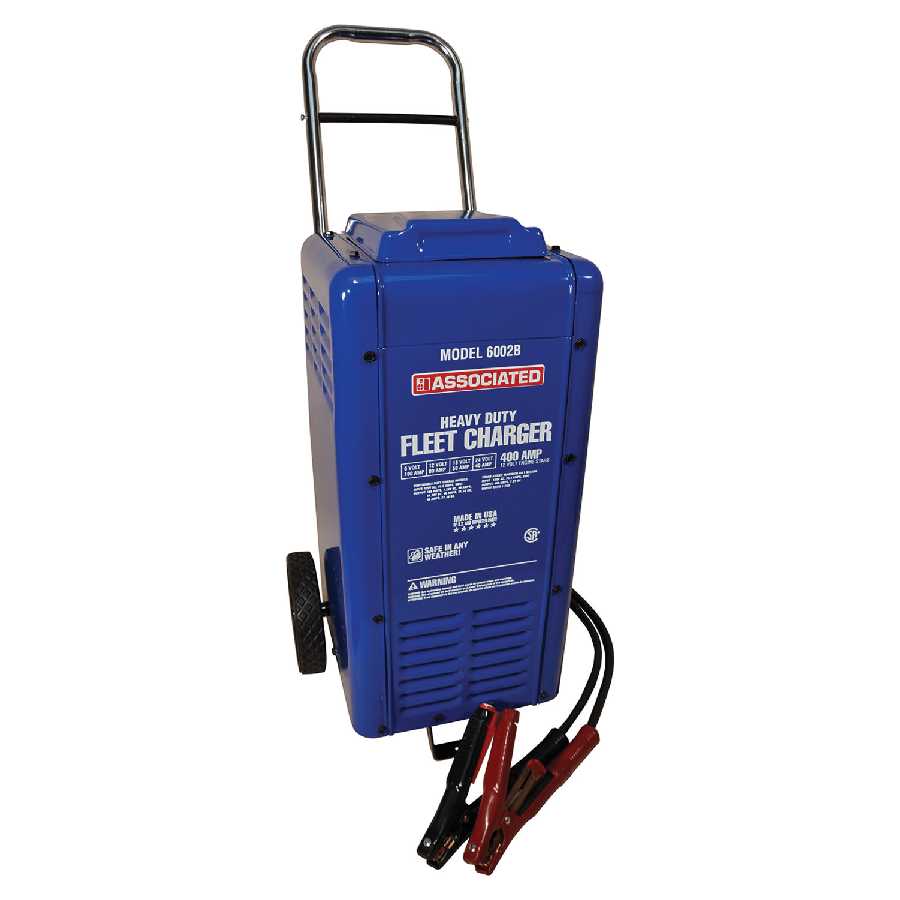 Heavy Duty Fleet Charger - 6/12/18/24 Volt