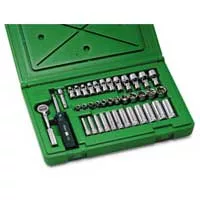 1/4 In Drive 6 Point Metric Socket SuperSet(R) - 39-Pc