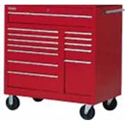 Pro 42 In Extra Deep 13 Drawer Cabinet - Red