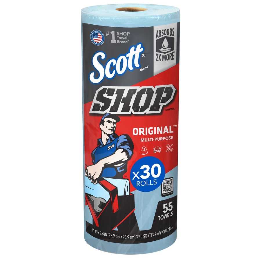Scott Shop Towels on a Roll