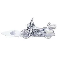 Electra Glide Harley Davidsonr Die Cast Lockblade Knife