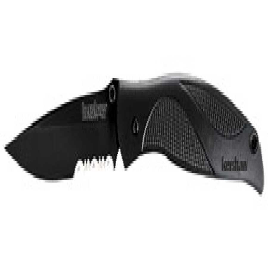 Ken Onion Black Out Knife - Serrated Edge