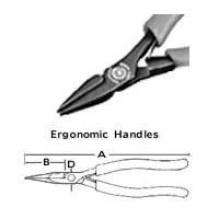 ERGO Flat Nose Pliers - Smooth Jaw