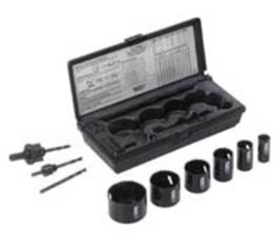 Electrician`s Hole-Saw Set - 9-Pc