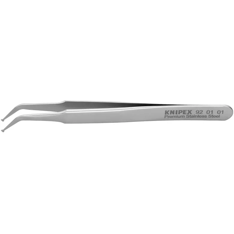 4 1/2" Premium Stainless Steel Positioning Tweezers-45°Angled-SM