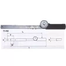 71/80 MANOSKOP(R) Indicating Torque Wrench - 160-800 Nm
