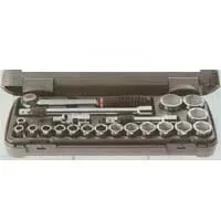 (image for) Facom 1/2 In Dr Socket Set w/ Ratchet - 21 Pc
