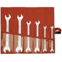 Facom Metric Thin Open End Wrench Set - 6-Pc
