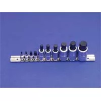 44K/10 1/4 In Dr Big Hex Socket Set - 10-Pc 44K/10 1/4 In Dr Big Hex Socket Set - 10-Pc