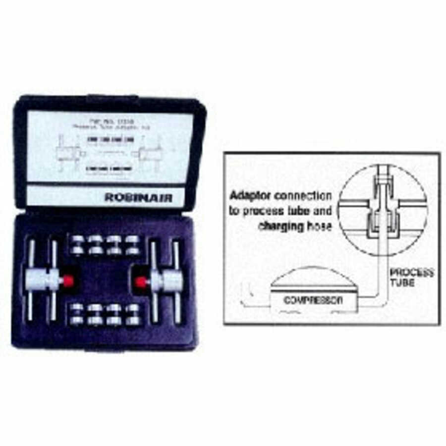 Robinair 12458 Process Tube Adapter Kit
