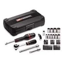 (image for) Facom 1/4 In Dr 6-Pt Standard Fractional Socket Set - 38-Pc