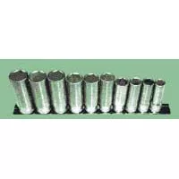 3/8 In Dr Deep 6-Pt Socket Set 466/10 - 10-Pc 10-19mm 3/8 In Dr Deep 6-Pt Socket Set 466/10 - 10-Pc 10-19mm