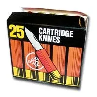 (image for) 12 Gauge Shot Gun Shell Knife UNCUC181R - 25-Pc