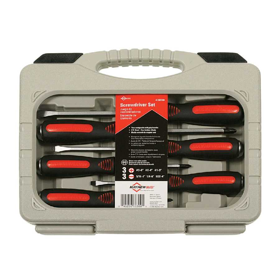 Mayhew Tools | 66300 | Mayhew Cats Paw 6-Piece Capped End Screwdriver Set